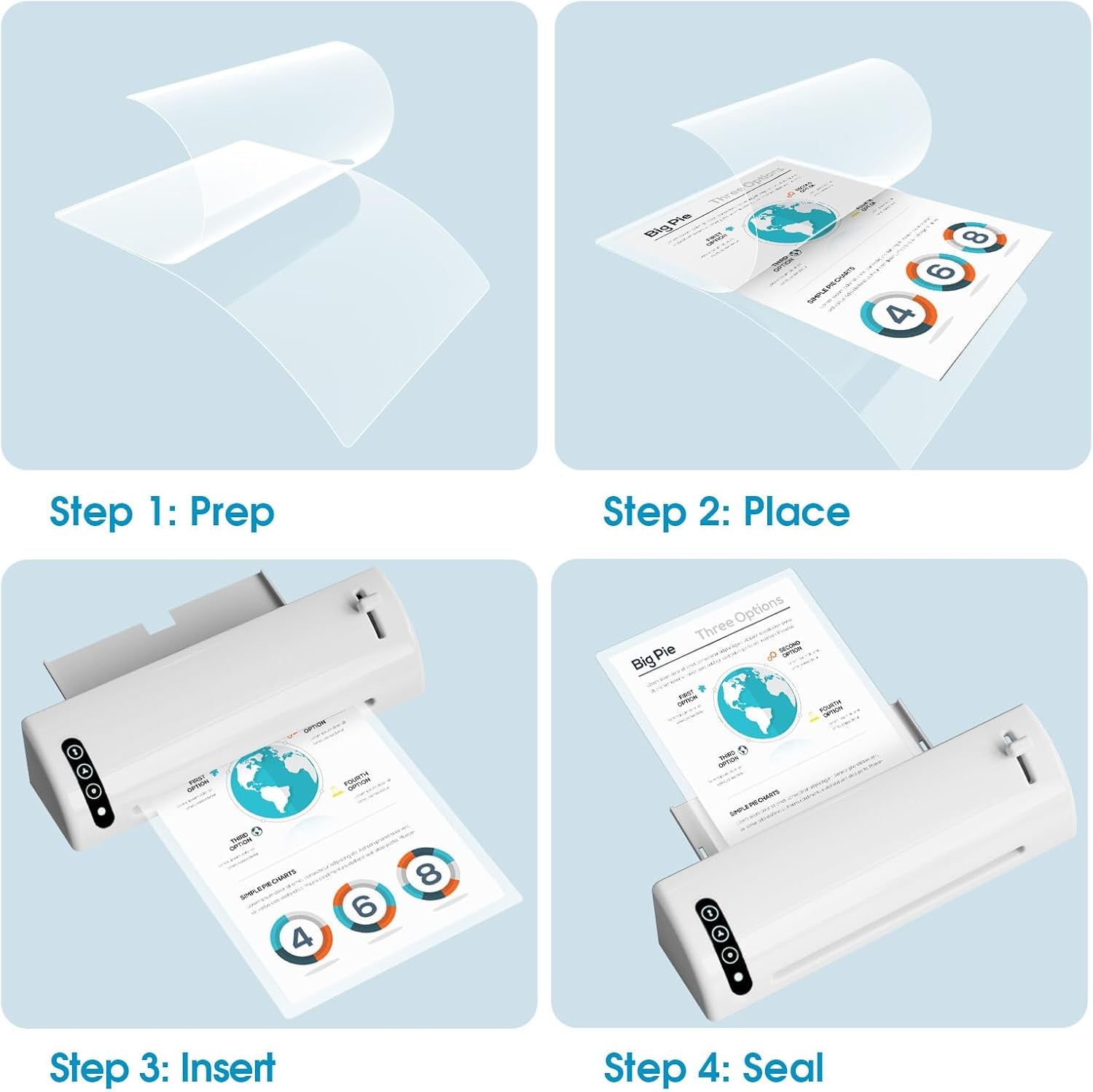 25 Pack Laminating Sheets, Hold 11 X 17 Inches Sheet, 5 Mil Thermal Laminating Pouches, 11.5 X 17.5” Laminate Sheets for Laminator, Clear Lamination Sheet Paper, Office School Home Supplies
