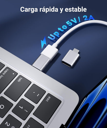 USB C to USB Adapter(2 Pack), USB-C Male to USB 3.0 Female Adapter Compatible with Iphone 17 Pro Max Macbook Pro Air 2024 Ipad Mini Pro Surface Pro and Other Type C or Thunderbolt 5/4 Devices